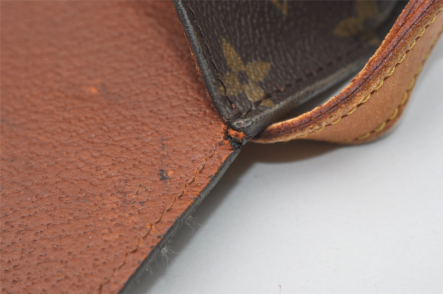 Auth Louis Vuitton Monogram Saint Cloud GM Shoulder Cross Bag Old Model LV 2980J