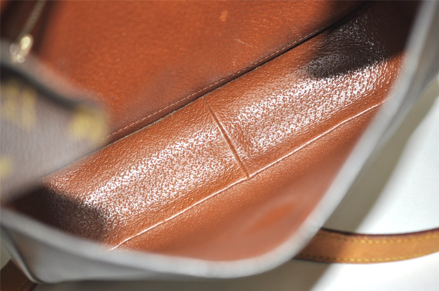 Auth Louis Vuitton Monogram Saint Cloud GM Shoulder Cross Bag Old Model LV 2980J