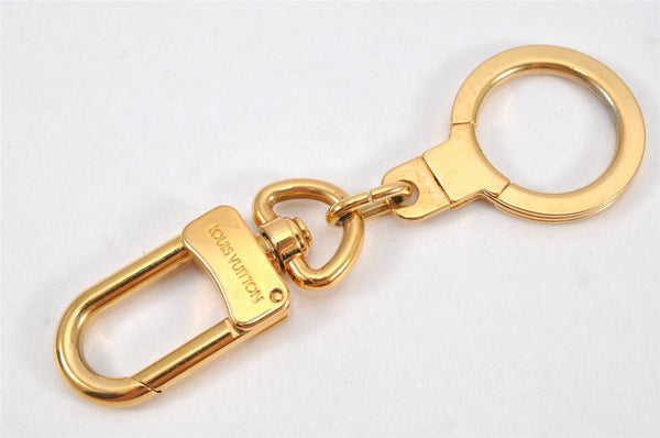 Authentic Louis Vuitton Charm Key Chain Anokre Gold M62694 LV 2982K