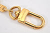 Authentic Louis Vuitton Charm Key Chain Anokre Gold M62694 LV 2982K