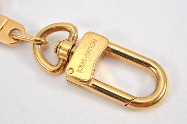 Authentic Louis Vuitton Charm Key Chain Anokre Gold M62694 LV 2982K
