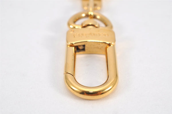 Authentic Louis Vuitton Charm Key Chain Anokre Gold M62694 LV 2982K