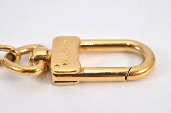 Authentic Louis Vuitton Charm Key Chain Anokre Gold M62694 LV 2982K