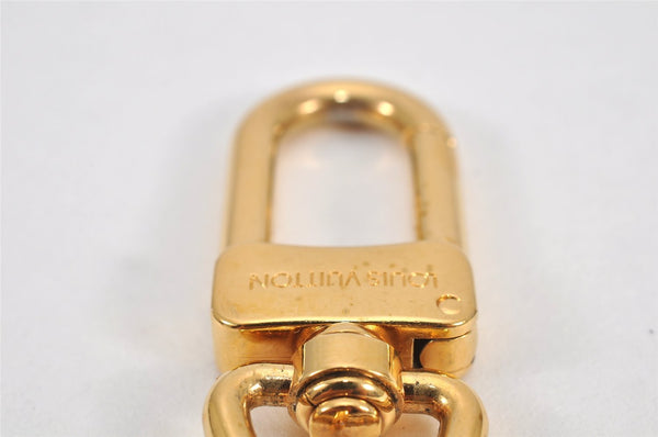 Authentic Louis Vuitton Charm Key Chain Anokre Gold M62694 LV 2982K