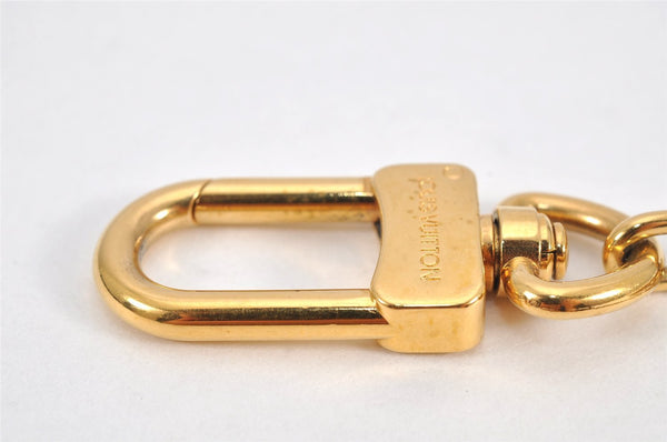 Authentic Louis Vuitton Charm Key Chain Anokre Gold M62694 LV 2982K
