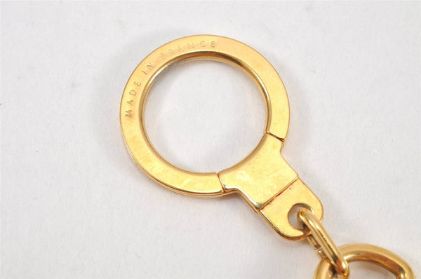 Authentic Louis Vuitton Charm Key Chain Anokre Gold M62694 LV 2982K