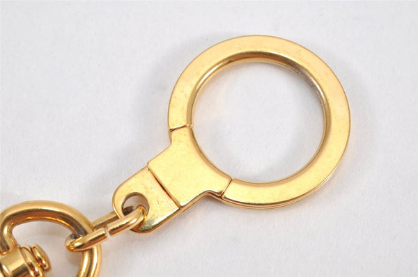 Authentic Louis Vuitton Charm Key Chain Anokre Gold M62694 LV 2982K
