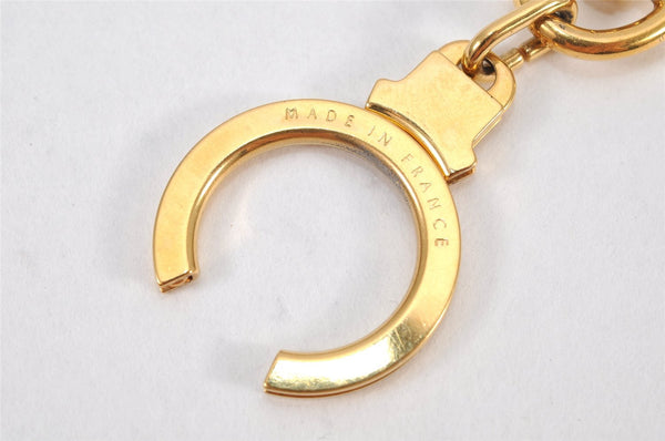 Authentic Louis Vuitton Charm Key Chain Anokre Gold M62694 LV 2982K