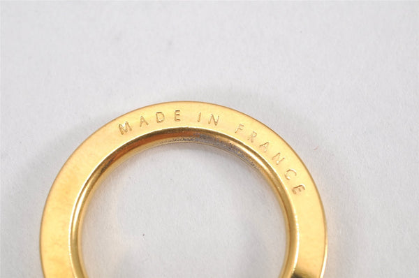 Authentic Louis Vuitton Charm Key Chain Anokre Gold M62694 LV 2982K