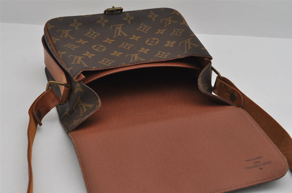 Authentic Louis Vuitton Monogram Cartouchiere MM M51253 Shoulder Cross Bag 2983I