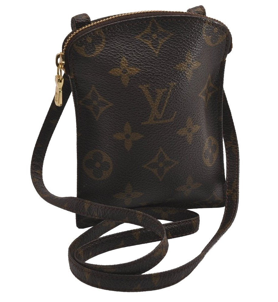 Authentic Louis Vuitton Monogram Pochette Secret M45484 Shoulder Bag Pouch 2984J