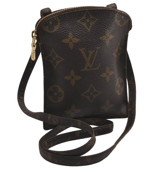 Authentic Louis Vuitton Monogram Pochette Secret M45484 Shoulder Bag Pouch 2984J