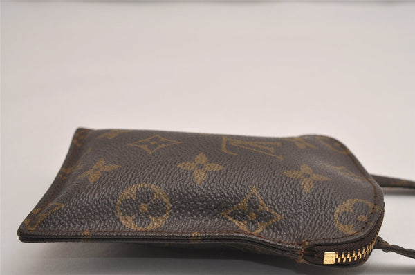 Authentic Louis Vuitton Monogram Pochette Secret M45484 Shoulder Bag Pouch 2984J
