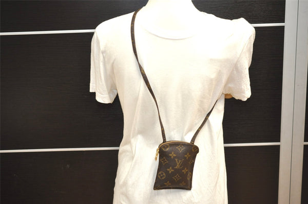 Authentic Louis Vuitton Monogram Pochette Secret M45484 Shoulder Bag Pouch 2984J