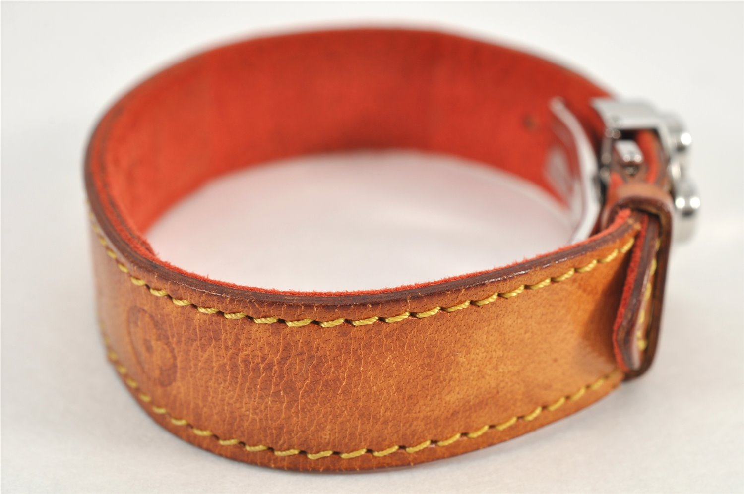 Authentic Louis Vuitton Good Luck Bracelet Bangle Beige M64448 LV 2984K