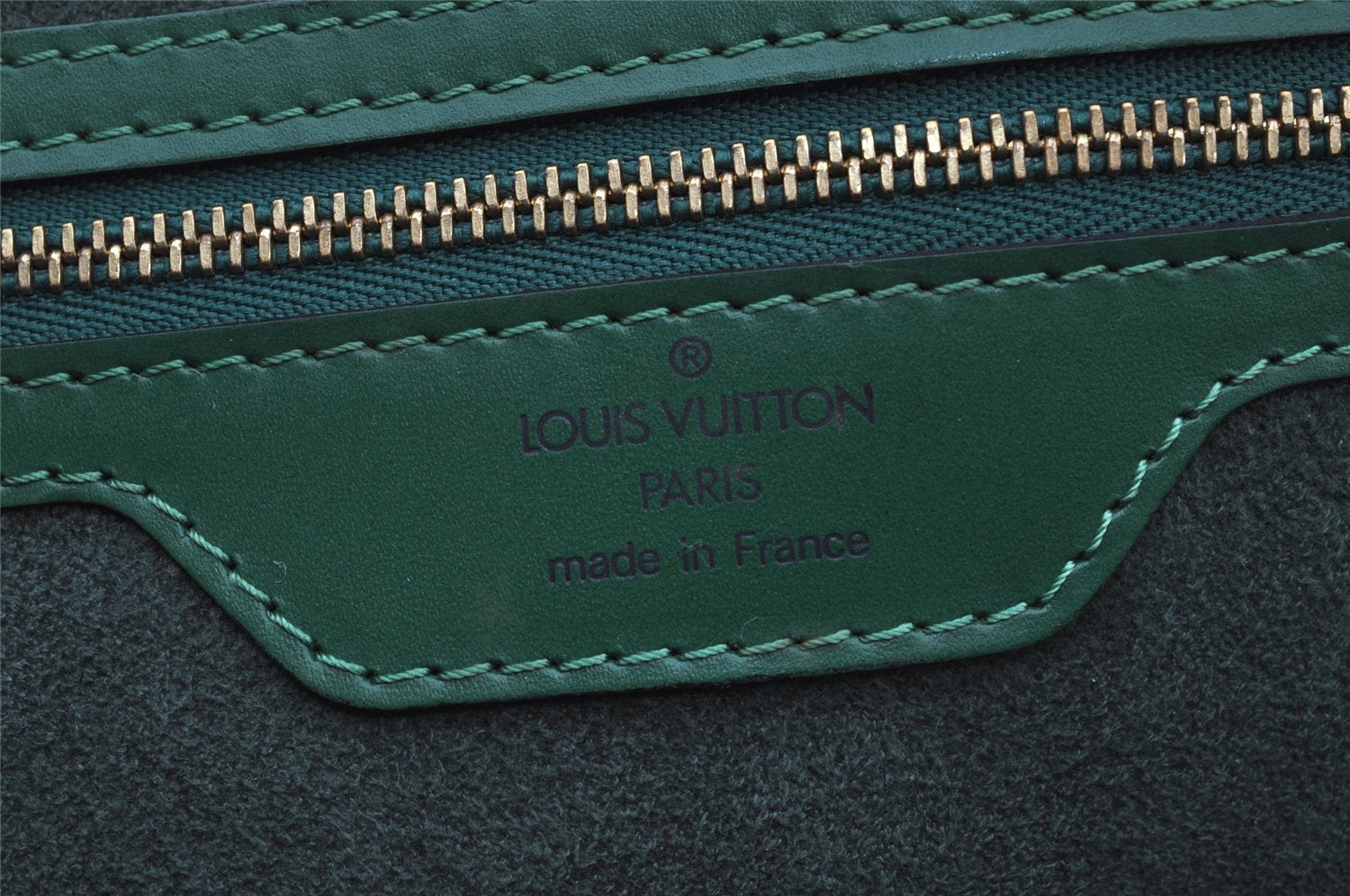 Auth Louis Vuitton Epi Saint Jacques Shopping Shoulder Bag Green M52264 LV 2985J