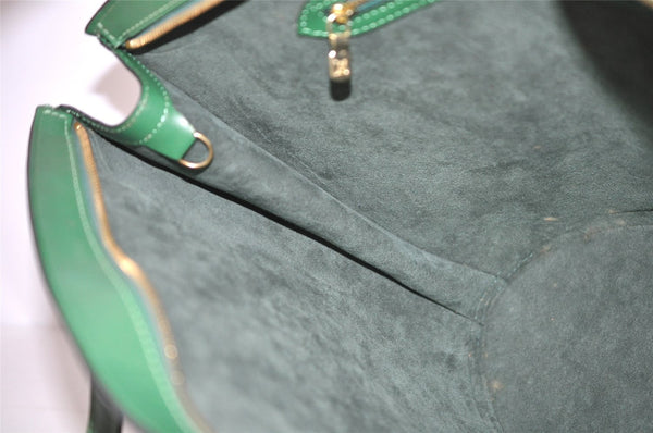 Auth Louis Vuitton Epi Saint Jacques Shopping Shoulder Bag Green M52264 LV 2985J