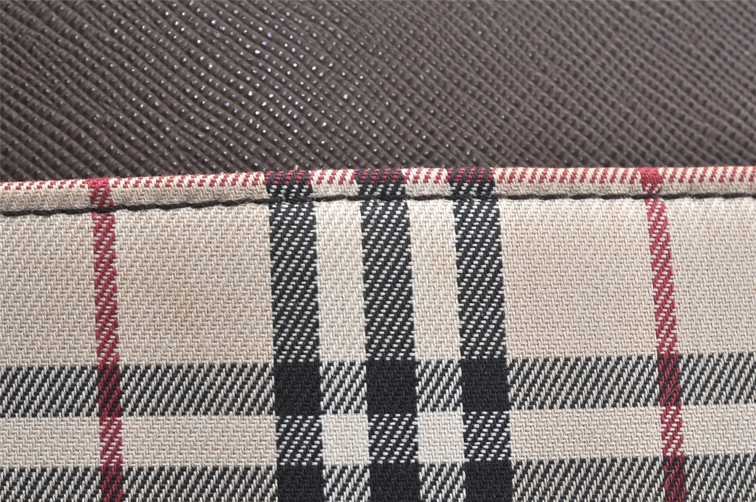 Authentic BURBERRY Nova Check Shoulder Cross Body Bag Nylon Leather Beige 2985K