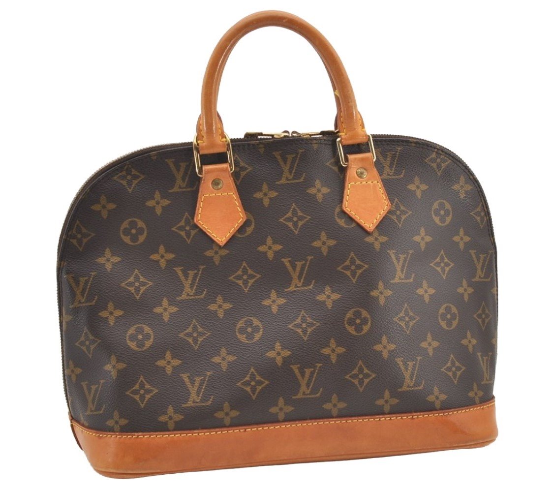Authentic Louis Vuitton Monogram Alma Hand Bag Purse M51130 LV 2986J