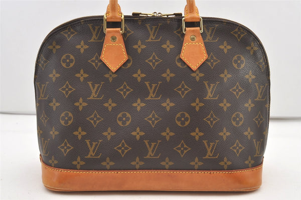 Authentic Louis Vuitton Monogram Alma Hand Bag Purse M51130 LV 2986J