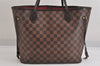 Authentic Louis Vuitton Damier Neverfull MM Shoulder Tote Bag N41358 LV 2986M