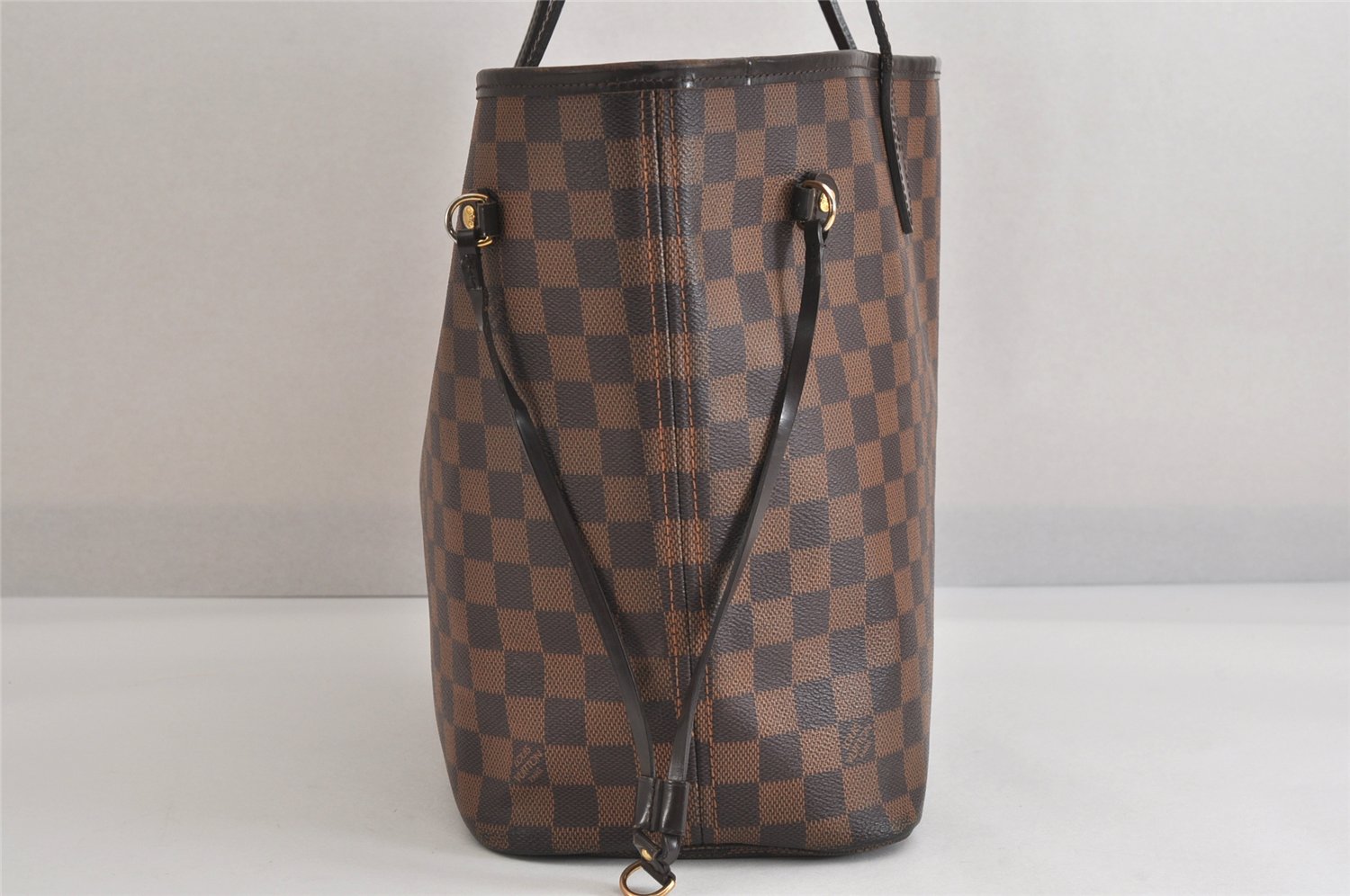 Authentic Louis Vuitton Damier Neverfull MM Shoulder Tote Bag N41358 LV 2986M