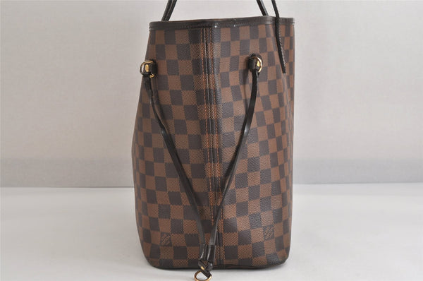 Authentic Louis Vuitton Damier Neverfull MM Shoulder Tote Bag N41358 LV 2986M