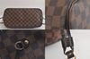 Authentic Louis Vuitton Damier Neverfull MM Shoulder Tote Bag N41358 LV 2986M