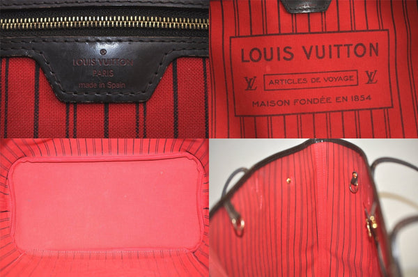 Authentic Louis Vuitton Damier Neverfull MM Shoulder Tote Bag N41358 LV 2986M
