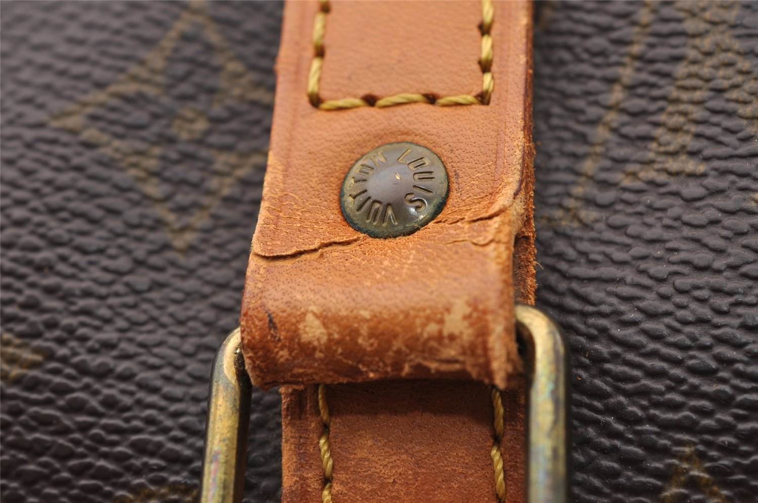 Authentic Louis Vuitton Monogram Porte Documents Voyage M53361 Briefcase 2987I