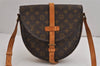 Authentic Louis Vuitton Monogram Chantilly GM Shoulder Cross Bag M51232 LV 2987J