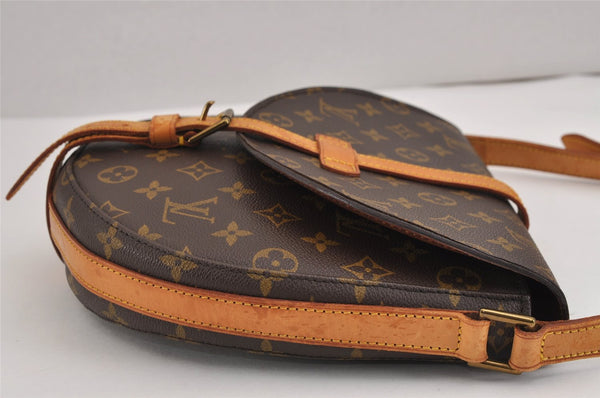 Authentic Louis Vuitton Monogram Chantilly GM Shoulder Cross Bag M51232 LV 2987J