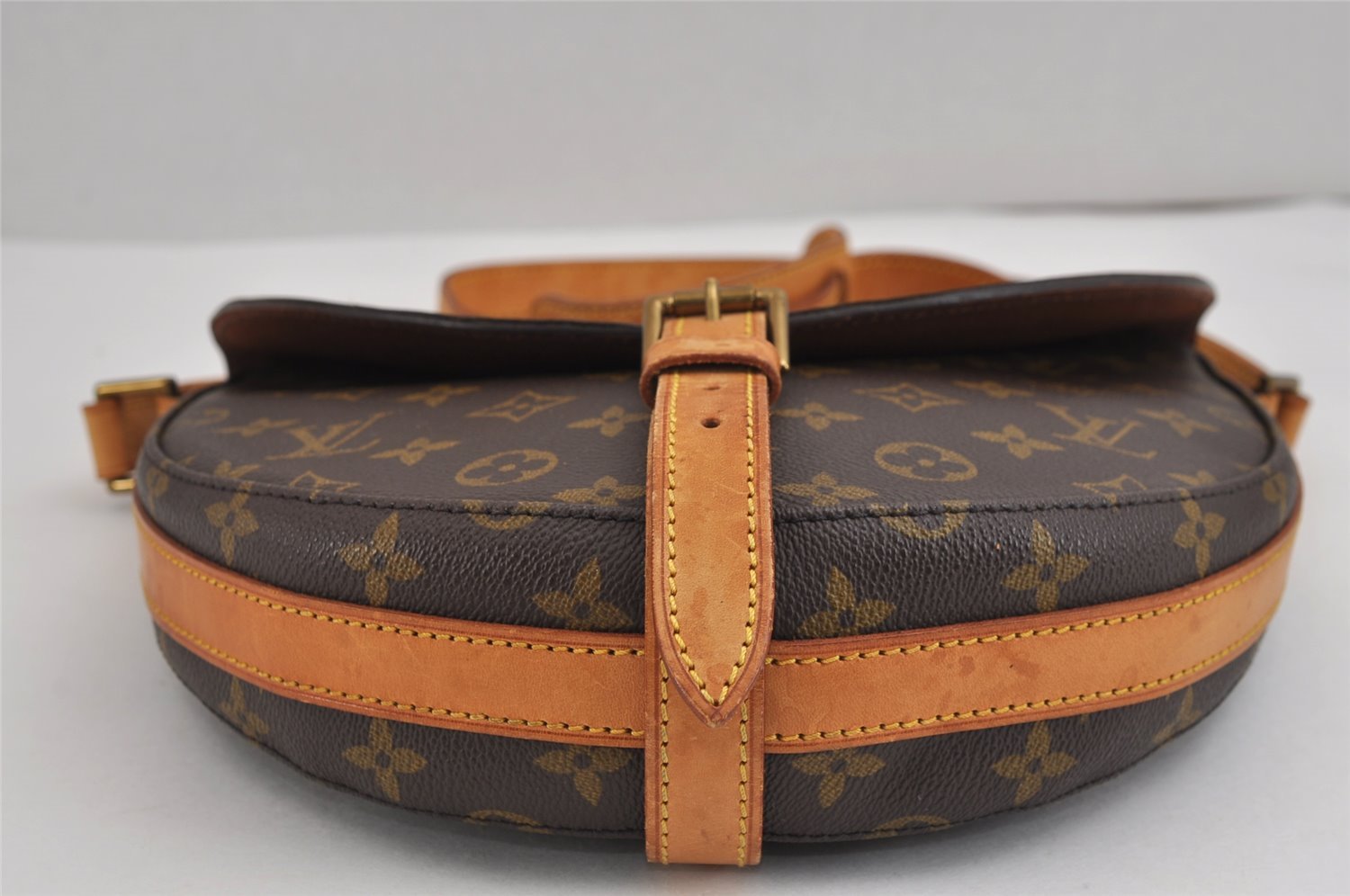 Authentic Louis Vuitton Monogram Chantilly GM Shoulder Cross Bag M51232 LV 2987J