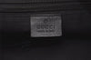 Authentic GUCCI Shoulder Cross Body Bag GG Canvas Leather 145857 Black 2988J