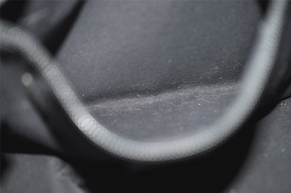 Authentic GUCCI Shoulder Cross Body Bag GG Canvas Leather 145857 Black 2988J