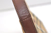 Authentic BURBERRY Nova Check Shoulder Hand Bag PVC Leather Beige Junk 2988K