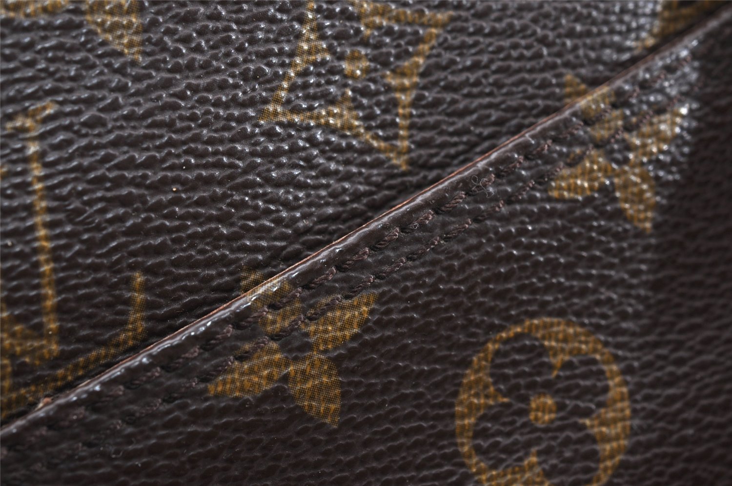 Auth Louis Vuitton Monogram Sac Weekend GM Vintage Tote Hand Bag M42420 LV 2989I