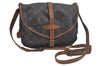 Authentic Louis Vuitton Monogram Saumur 30 Shoulder Cross Bag M42256 LV 2989J