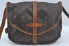 Authentic Louis Vuitton Monogram Saumur 30 Shoulder Cross Bag M42256 LV 2989J