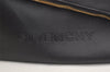 Authentic GIVENCHY Leather Shoulder Cross Body Bag Purse Black 2989K