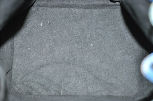 Authentic Louis Vuitton Epi Petit Noe Drawstring Bag M44105 Blue Junk 2990I