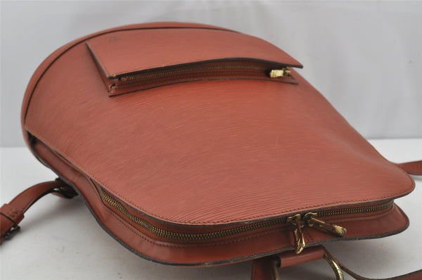 Authentic Louis Vuitton Epi Gobelin Backpack Brown M52293 LV 2991J