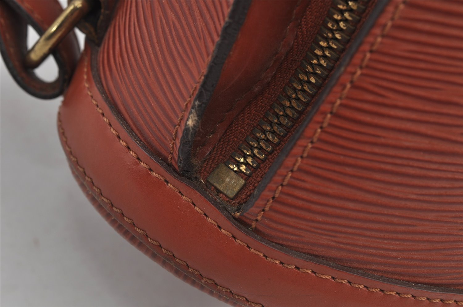 Authentic Louis Vuitton Epi Gobelin Backpack Brown M52293 LV 2991J
