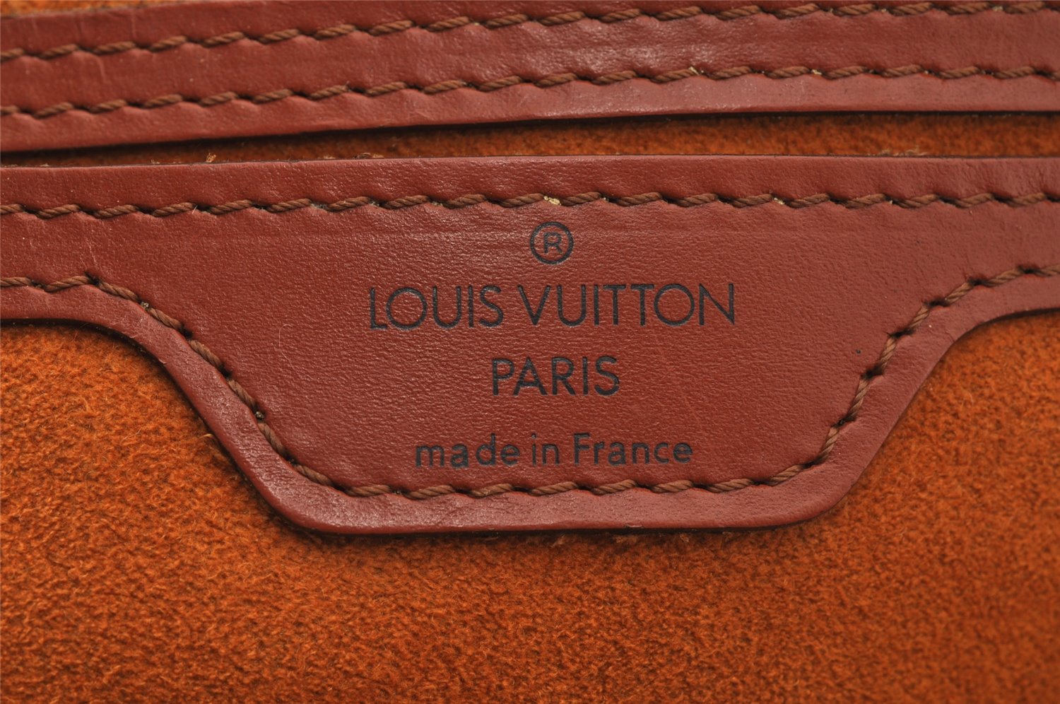 Authentic Louis Vuitton Epi Gobelin Backpack Brown M52293 LV 2991J