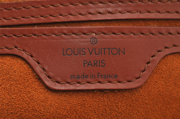 Authentic Louis Vuitton Epi Gobelin Backpack Brown M52293 LV 2991J