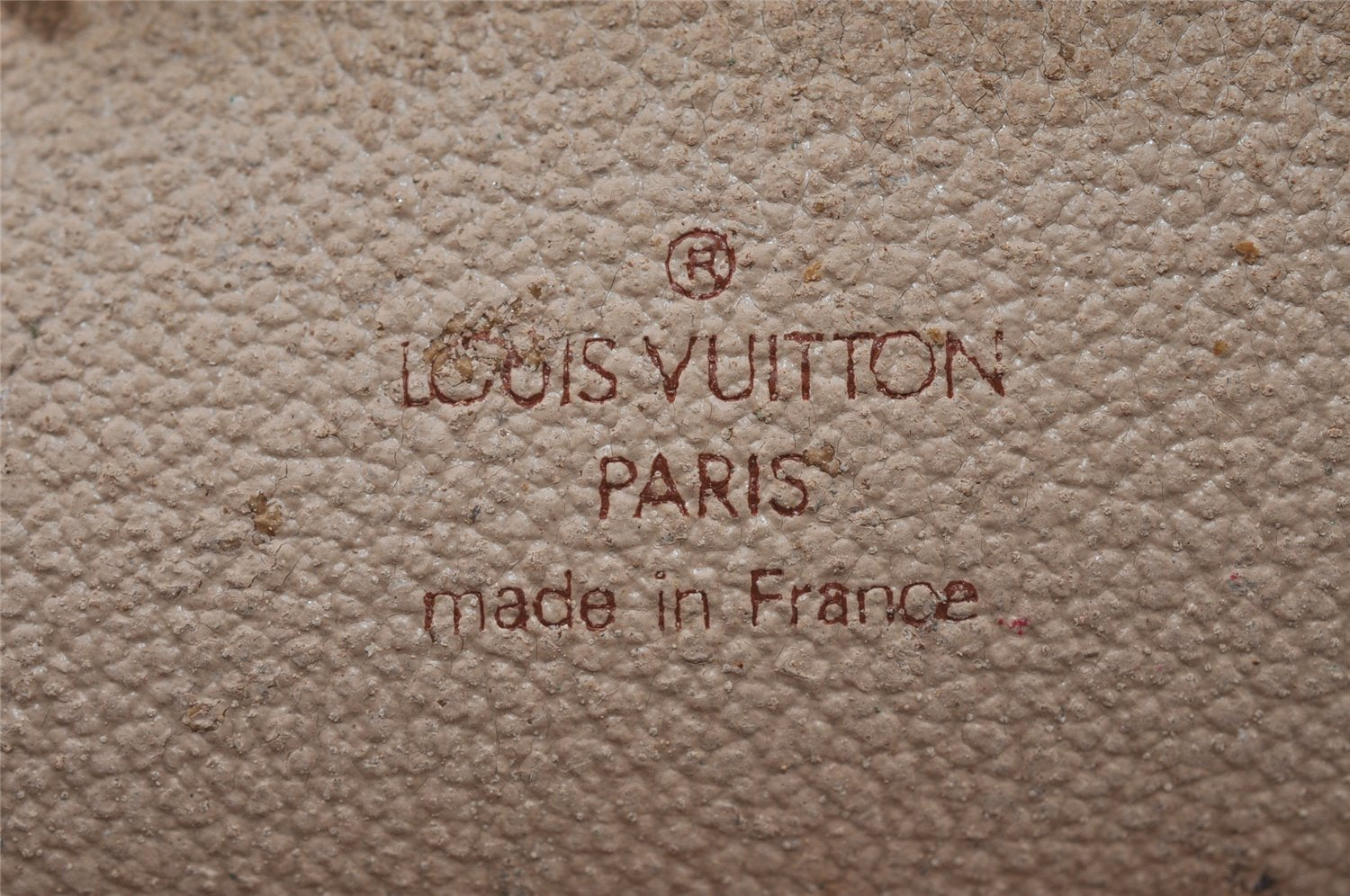 Auth Louis Vuitton Monogram Trousse Demi Ronde 23 Cosmetic Pouch M47520 LV 2992I