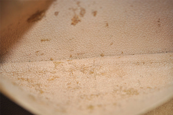 Auth Louis Vuitton Monogram Trousse Demi Ronde 23 Cosmetic Pouch M47520 LV 2992I