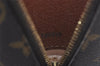 Auth Louis Vuitton Monogram Trousse Demi Ronde 23 Cosmetic Pouch M47520 LV 2992I