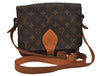 Authentic Louis Vuitton Monogram Cartouchiere MM M51253 Shoulder Cross Bag 2992J