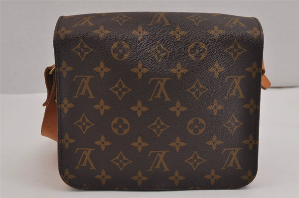 Authentic Louis Vuitton Monogram Cartouchiere MM M51253 Shoulder Cross Bag 2992J